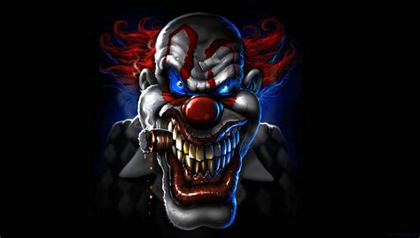 Scary clown wallpaper - Get ready to be scared by the iconic Pennywise the Dancing Clown from Stephen King's classic horror novel 'It'. With his sinister face and yellow eyes, the evil clown will haunt you to your core. Multiple sizes available for all screen sizes and devices. 100% Free and No Sign-Up Required.